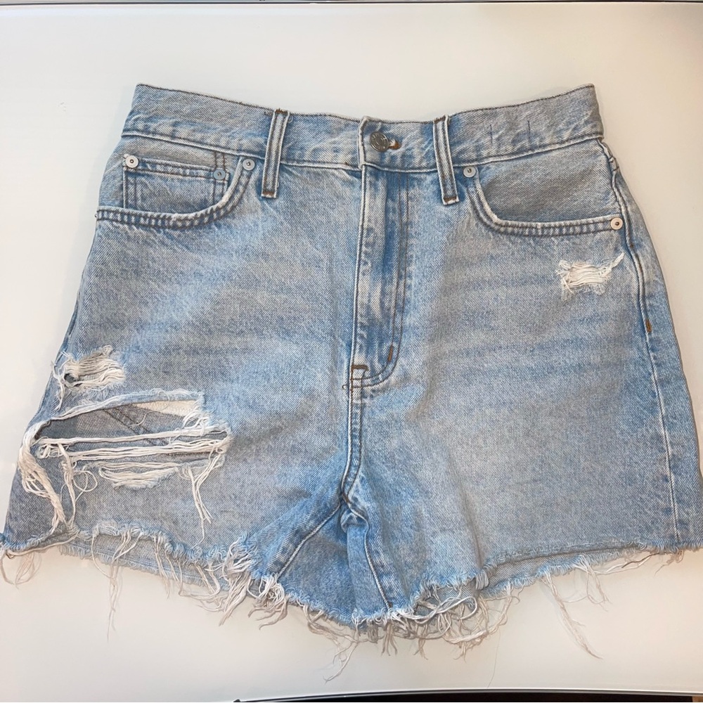 Madewell The Mom Jean Short - Size 27